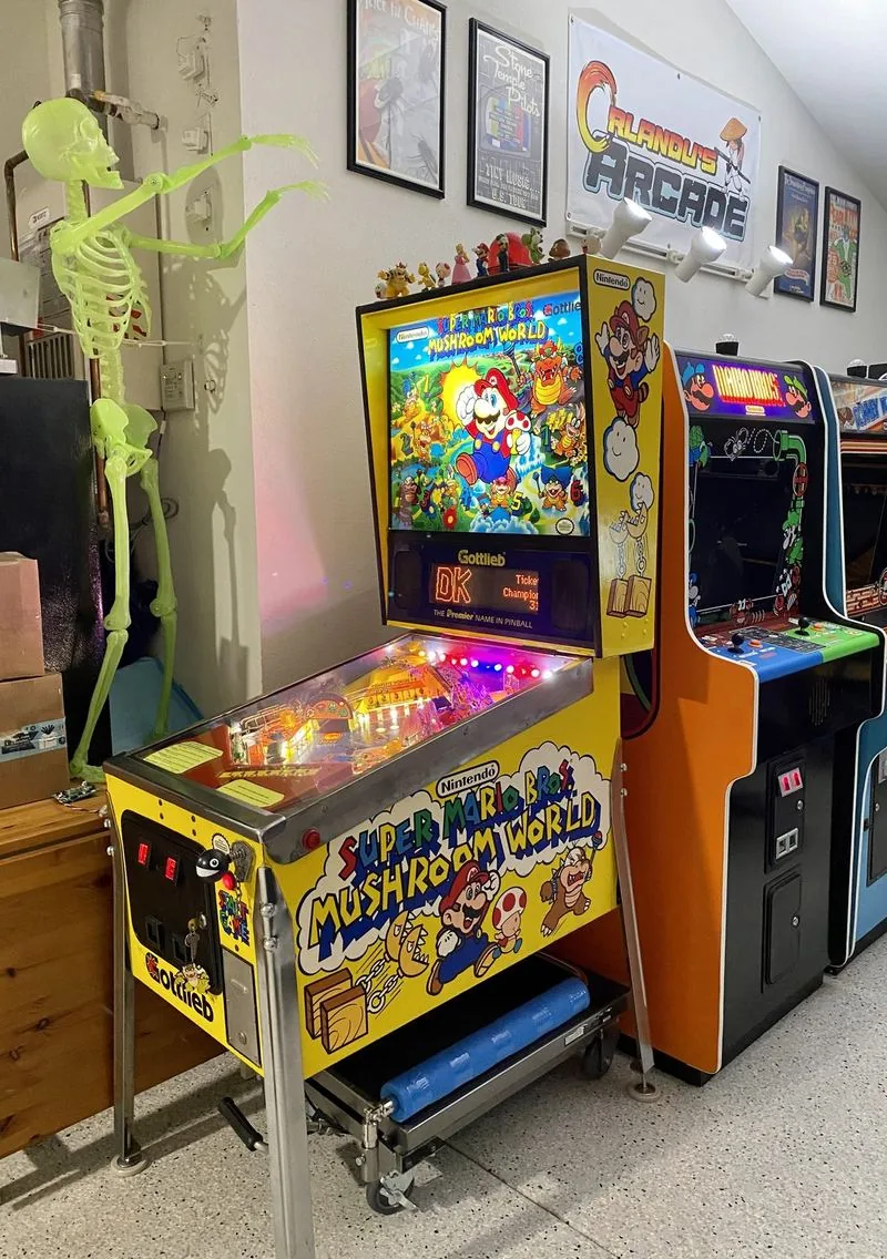 Gottlieb Super Mario Bros. Mushroom World pinball machine