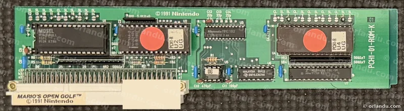Nintendo PlayChoice-10 game board for Mario's Open Golf, component side