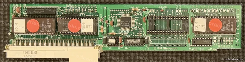 Nintendo PlayChoice-10 game board for Power Blade, component side