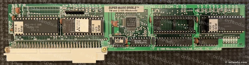 Nintendo PlayChoice-10 game board for Super Mario Bros. 2, component side