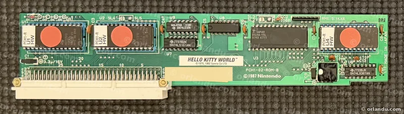 Hello Kitty World on a converted PlayChoice-10 board