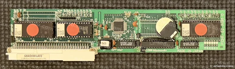 Shadowgate on a converted PlayChoice-10 board with save battery